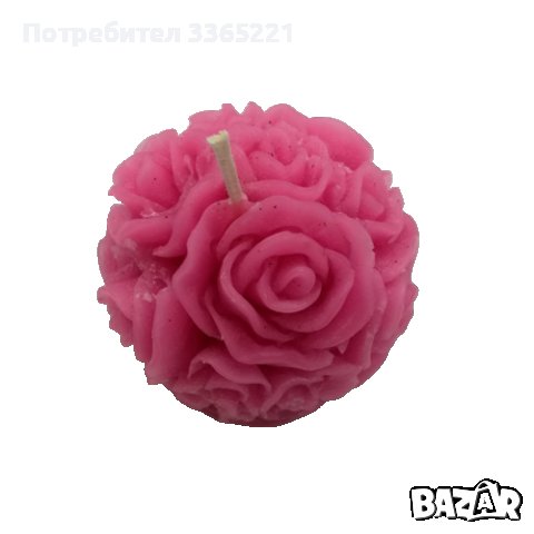 ароматна свещ мини роза