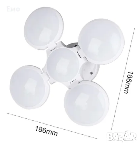 Енергоспестяваща LED лампа - Тип: футболна топка, снимка 2 - Лед осветление - 48249032