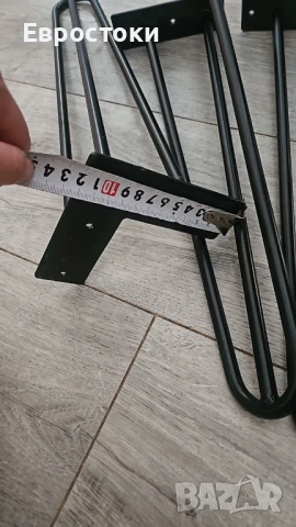 Мебелен крак тип паяк 40 см. Пакет от 3 броя. Черен, снимка 5 - Други - 50463153