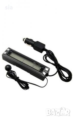 Термометър за кола, LCD Дисплей в оранжев или син цвят термометър, EC 30, снимка 4 - Аксесоари и консумативи - 28281593