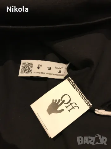 OFF-WHITE™ PAINT SCRIPT SKATE тениска, размер: S, снимка 14 - Тениски - 48678313