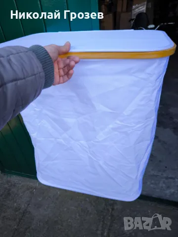 Кош за пране с капак - Сгъваема кутия за пране, снимка 2 - Други стоки за дома - 47917702