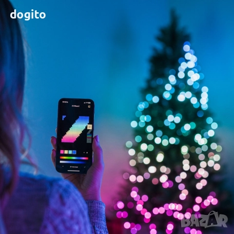 Смарт коледна елха Twinkly 2.10 метра., снимка 6 - Декорация за дома - 52356483