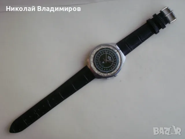 Raketa 24 часа GMT new old stock руски ракета мъжки голям ръчен часовник, снимка 5 - Мъжки - 49067398