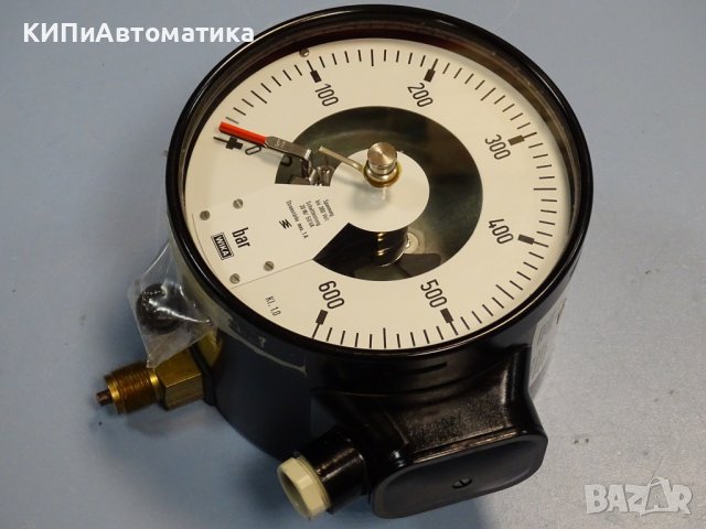 Ел. контактен Манометър WIKA 82.21 600 Bar Ø160 mm G1/2”, снимка 9 - Резервни части за машини - 36971872