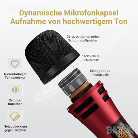  Двойна безжична микрофонна система TONOR , снимка 2 - Микрофони - 50127542