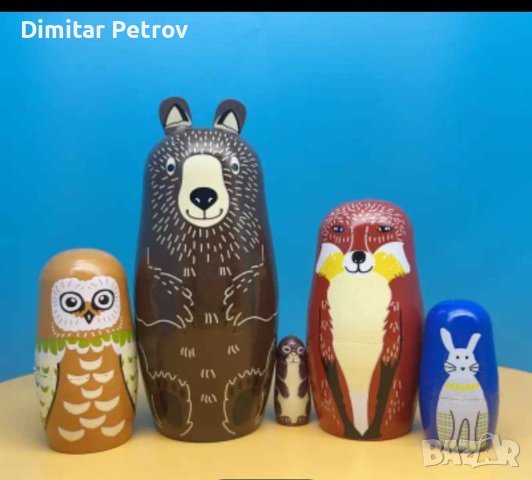 Монтесори дървена матрьошка, снимка 2 - Образователни игри - 43906376