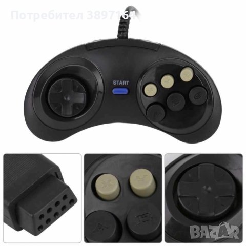 Ретро телевизионна игра SEGA MEGA DRIVE 2, снимка 2 - Други игри и конзоли - 44100564