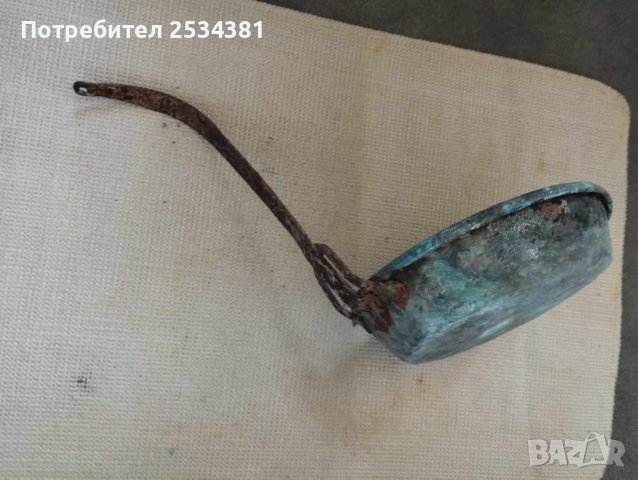 Стар бакърен тиган, снимка 5 - Колекции - 43554945