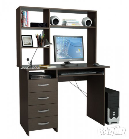 Бюро с надстройка,4 чекмеджета и клавиатура(код-1034), снимка 4 - Бюра - 28559538