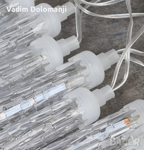 Коледна светеща украса тип падащ сняг, снимка 4 - Декорация за дома - 52412419