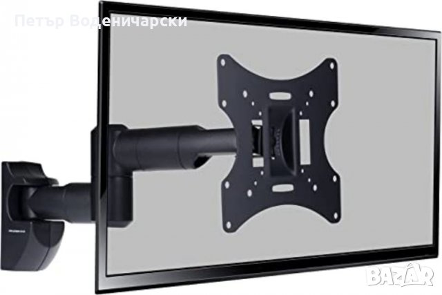 ТВ стойка, Стойка за телевизор ProperAV P-SWB503B-1 въртящо се рамо, накланяне и завъртане 23 - 43''