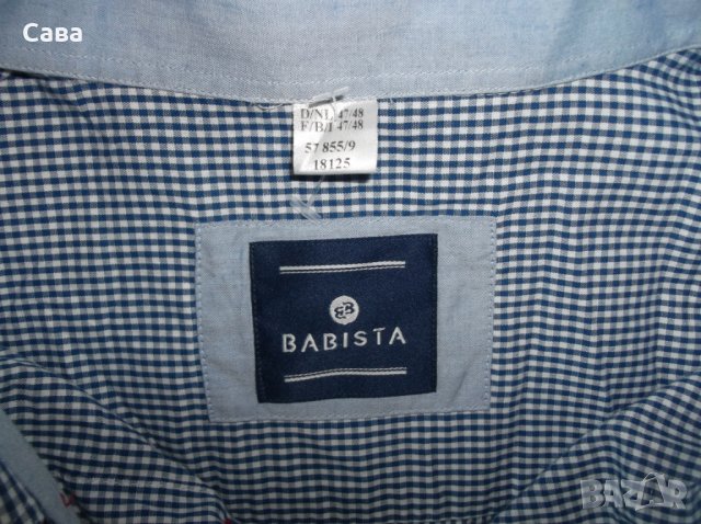 Риза BABISTA   мъжка,4-5ХЛ, снимка 1 - Ризи - 28373056