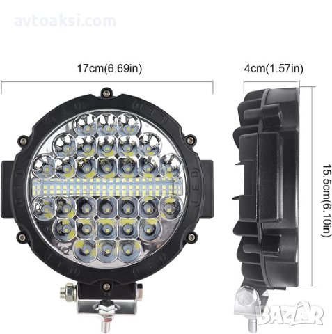 Мощен диоден Фар/Халоген МПС/Офроуд/Трактор 210W -110168, снимка 3 - Аксесоари и консумативи - 43694365