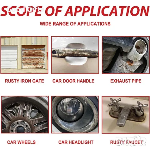 Боя за премахване на ръжда по метал JaySuing , снимка 5 - Други инструменти - 47507525