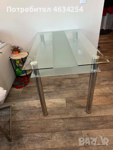 Стъклена Маса за Трапезария, снимка 2 - Маси - 52795892