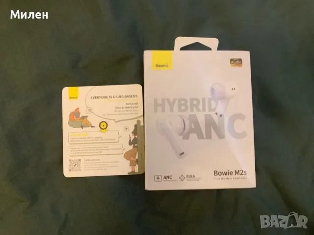 Безжични слушалки Baseus - Bowie M2s, TWS, ANC, черни, снимка 3 - Слушалки, hands-free - 48877380