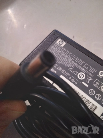 Зарядно за лаптоп HP 19V, 65W, снимка 2 - Части за лаптопи - 52866363