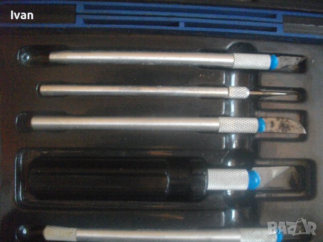 Старо Качество 44 бр. Фини Резци За Обработка на Дърво и Дърворезба-Непълен Комплект-Голям-HBM, снимка 8 - Други инструменти - 43501037