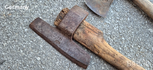 стара немска брадва, снимка 3 - Антикварни и старинни предмети - 52859165