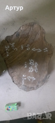 Дървени шайби от орех различни размери, снимка 4 - Декорация за дома - 53368623