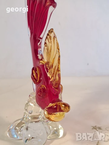 цветна стъклена риба Murano , снимка 3 - Декорация за дома - 50946013