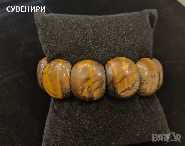 Гривна от жълто тигрово око , снимка 1