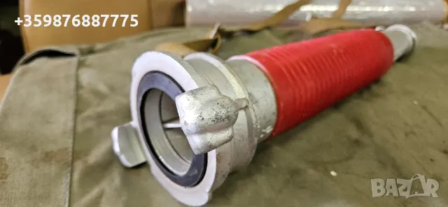 Пожарникарски струйник маркуч пожарна 2 цола пожар градински , снимка 6 - Антикварни и старинни предмети - 50368227
