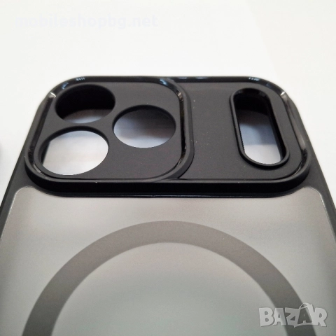 iPhone 17 /17 Pro /17 Pro Max гръб MagSafe матов черен борд, снимка 4 - Калъфи, кейсове - 52329088