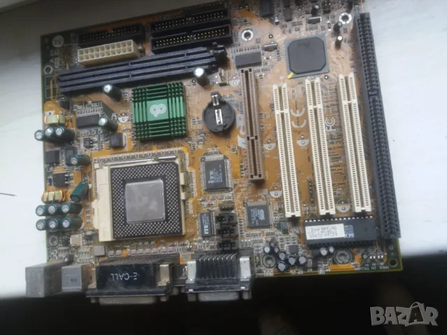 Платка дъно Fic soket 370 и Intel Celeron  433 за ретро компютър 