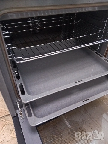 Иноксова свободно стояща печка с керамичен плот Бош Bosch с две години гаранция!, снимка 4 - Печки, фурни - 53568266