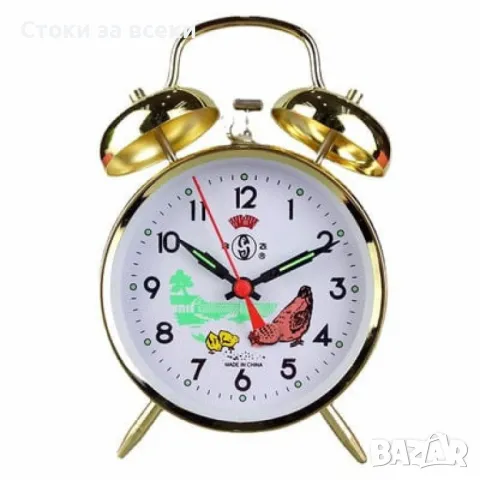 Класически ретро механичен будилник, снимка 16 - Антикварни и старинни предмети - 49145178