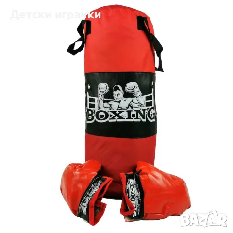 Детска боксова круша с ръкавици 57см
