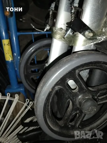 сгъваема инвалидна количка алуминий, снимка 2 - Инвалидни колички - 48698921