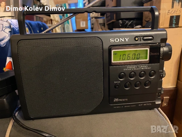 SONY ICF M760L Радио, Транзистор, като Ново!
