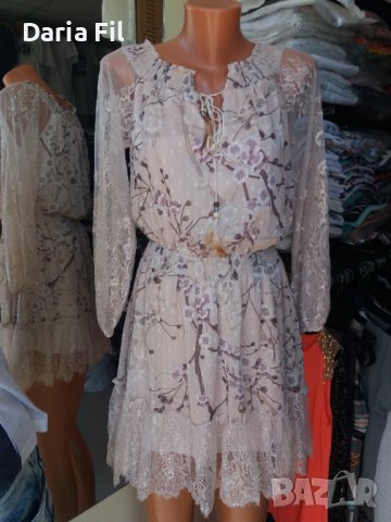 УНИКАЛНО КРАСИВА рокля в бохо стил , снимка 1