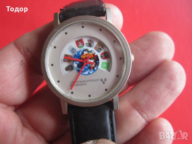 Уникален арт часовник Виестбаден уникат кварц, снимка 5 - Мъжки - 28335040