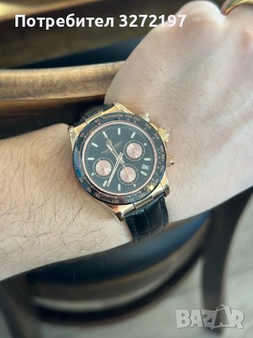 Кварцов часовник PAGANI DESIGN,сапфир,Seiko VK63 механизъм,авт.дата,хронограф,водоустойчив 100 м., снимка 10 - Мъжки - 43676685