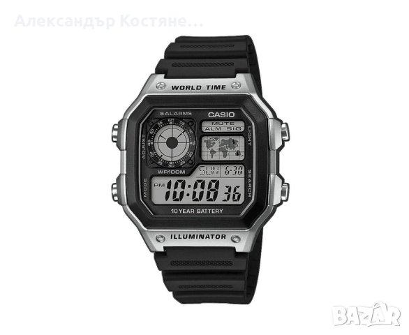 Мъжки часовник Casio AE-1200WH-1CVEF|