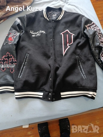 Колежанско яке Black Squad (New Yorker) – Gothic/Streetwear – Размер XXL