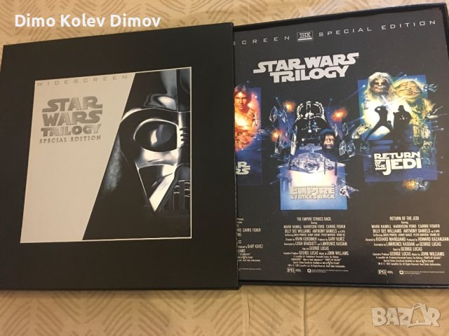 STAR WARS Trilogy Laserdisc NTSC Перфетно Състояние!, снимка 4 - Други жанрове - 40549011