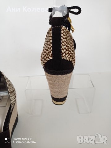 Нови немски  на платформа Tamaris, 40  черни, снимка 7 - Сандали - 33031718