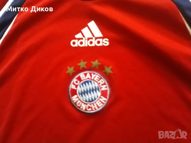 Байерн Мюнхен футболна тениска 2009г маркова на Адидас размер Л, снимка 3 - Футбол - 49851915