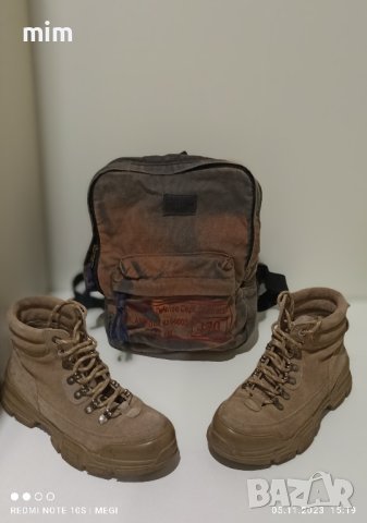 Памучна раница/Vintige Cotton bag, снимка 5 - Чанти - 42126851