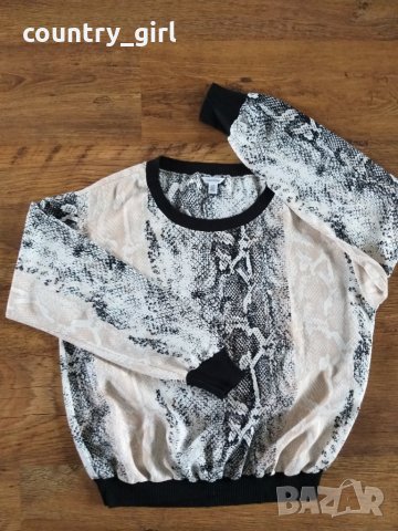 Calvin Klein Tenim - страхотна дамска блуза КАТО НОВА, снимка 6 - Блузи с дълъг ръкав и пуловери - 28990658