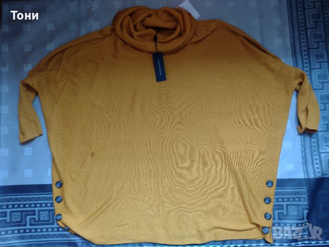 Блуза тип пончо cable & gauge , снимка 2 - Блузи с дълъг ръкав и пуловери - 39592818