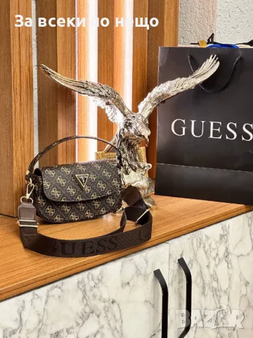 Дамска чанта с дълга дръжка за през рамо Guess - Налични различни цветове Код D1357, снимка 6 - Чанти - 47975255