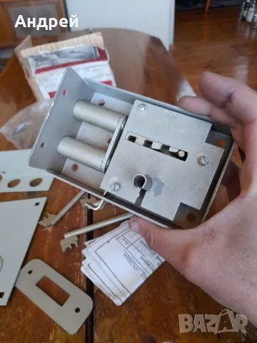 Стара допълнителна брава,резе Замок #3, снимка 6 - Други ценни предмети - 49544081