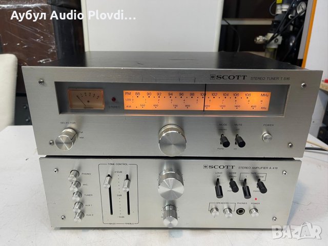 Skott A-416 Усилвател и Skott Радио T-516, снимка 3 - Ресийвъри, усилватели, смесителни пултове - 43492123