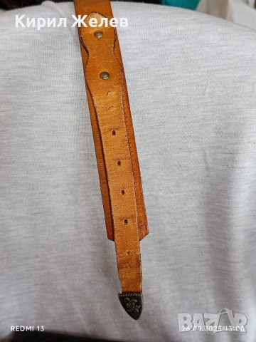Марков естествена кожа дамски колан орнаментирана катарама стилен дизайн 26611, снимка 8 - Колани - 51845781